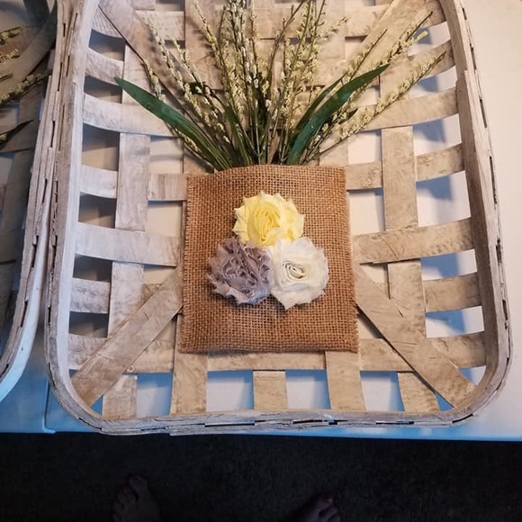 Farmhouse Set of 2 Tabacco Basket - Picture 2 of 2